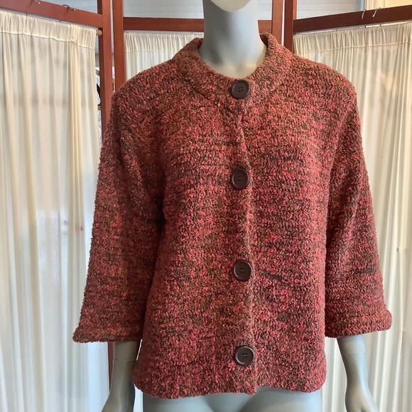 Evan-Picone Women’s Cardigan Sweater Button Down Vintage Size Large - Picture 1 of 8